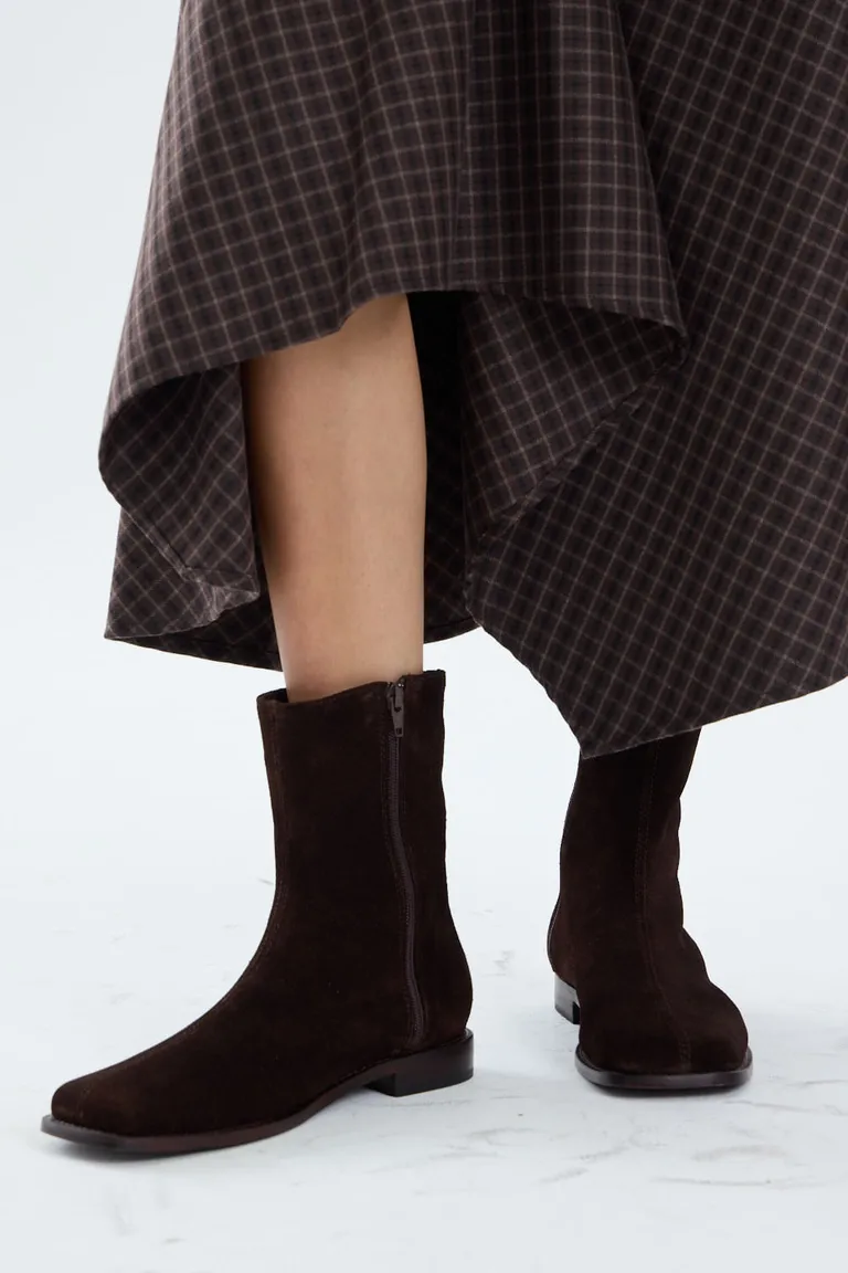 Botinetas de caña media con cierre lateral y base ultraliviana para mujer de Portsaid en Botas y Botinetas para argentina