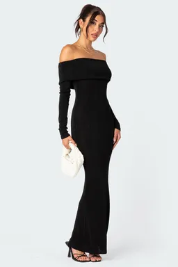 Vestido maxi susan plegado de Edikted en Vestidos para argentina