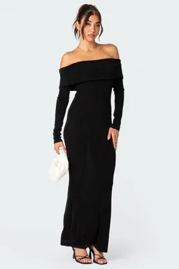 Vestido maxi susan plegado de Edikted en Vestidos para argentina