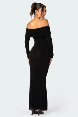 Vestido maxi susan plegado de Edikted en Vestidos para argentina