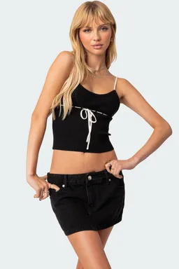 Musculosa tejida emily de Edikted en Tops para argentina