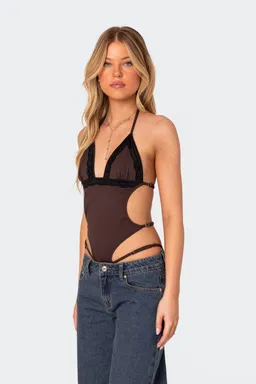 Body strappy con encaje de Edikted en Bodies para argentina