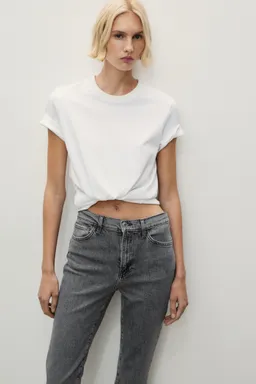Jeans claudia slim crop de Mango en Pantalones para argentina
