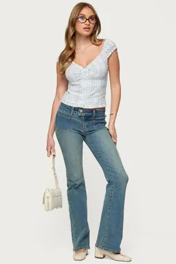 Top dolsy cuadros botones de Edikted en Blusas para argentina