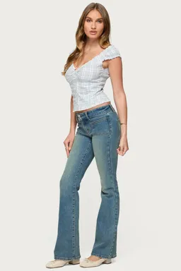 Top dolsy cuadros botones de Edikted en Blusas para argentina