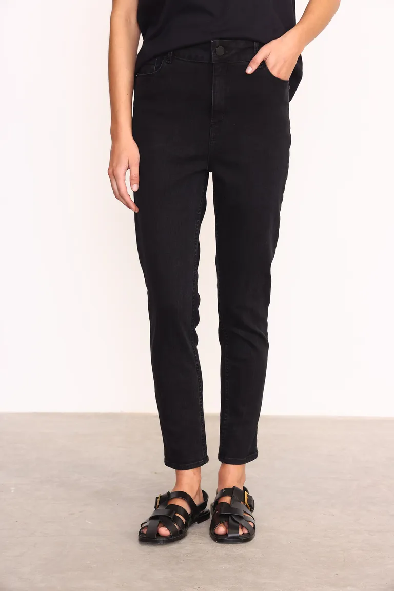 Pantalones skinny de tiro alto negros para mujer de Yagmour en Pantalones para argentina