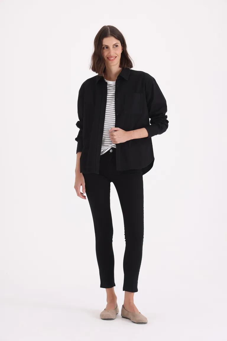 Pantalones skinny de tiro alto negros para mujer de Yagmour en Pantalones para argentina