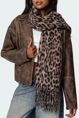 Bufanda gruesa estampado leopardo de Edikted en Bufandas y Pañuelos para argentina