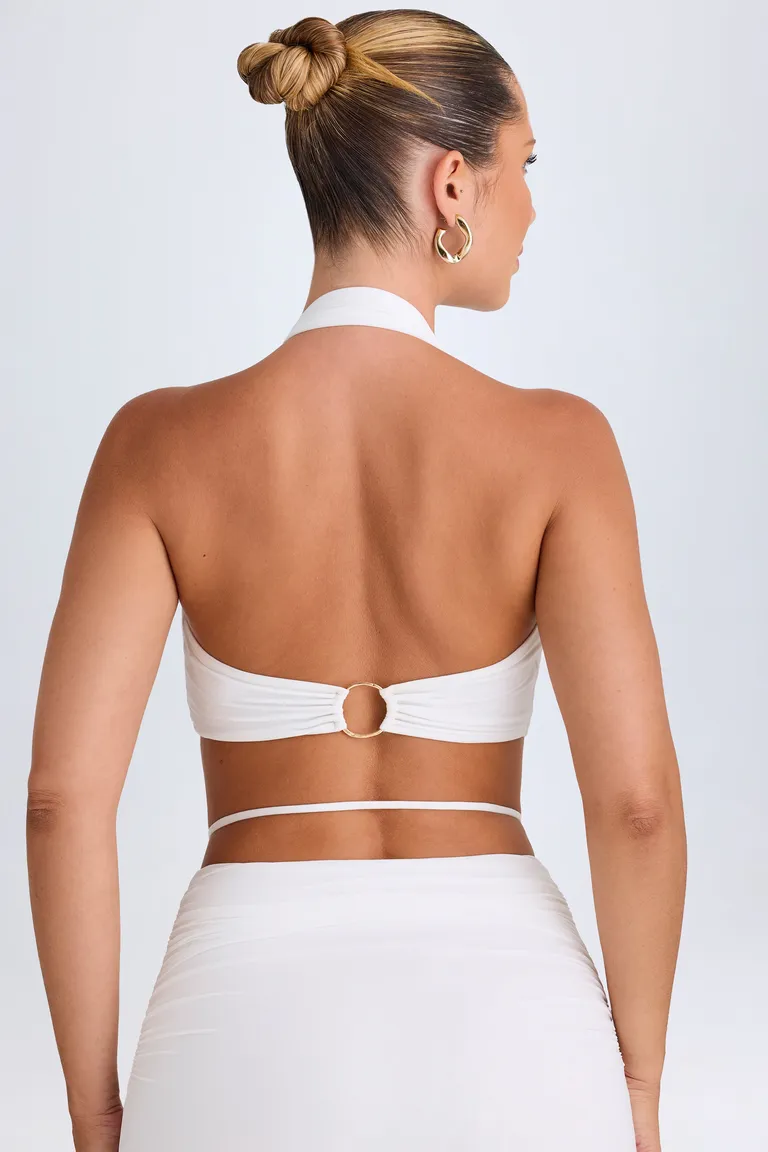 Crop top halter con abertura de Oh Polly en Swimwear y Beachwear para argentina