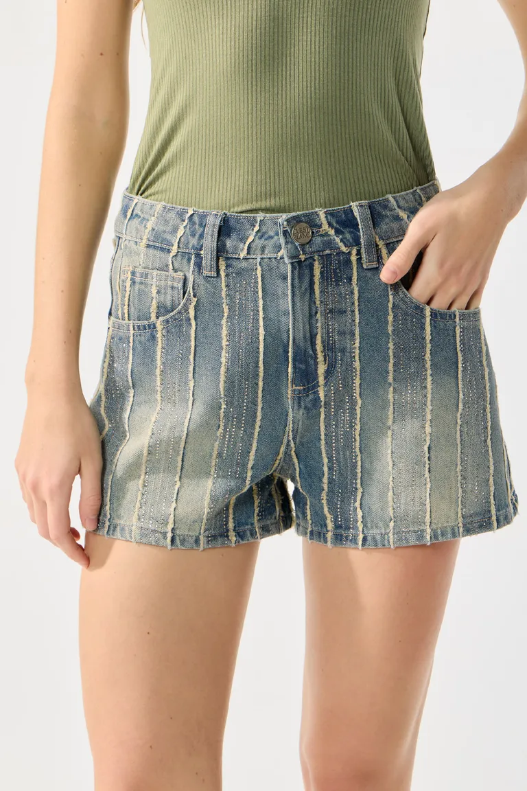 Shorts de mezclilla de corte amplio y diseño diferenciado de Cuesta Blanca en Shorts para argentina
