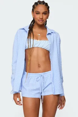 Camisa cuadros oversized lira de Edikted en Camisas para argentina
