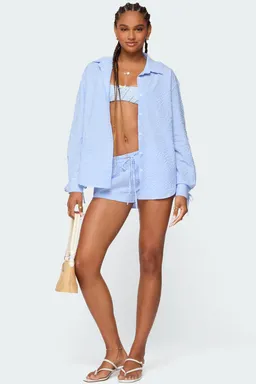 Camisa cuadros oversized lira de Edikted en Camisas para argentina