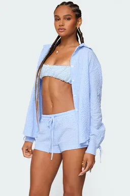 Camisa cuadros oversized lira de Edikted en Camisas para argentina