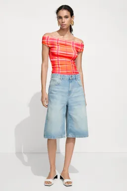 Top estampado cuello barco de Mango en Tops para argentina