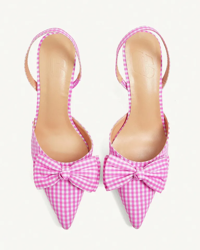 Tacones estampados con lazo de Cuccoo en Zapatos con Tacos para argentina