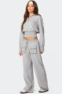 Top cierre bailey terry francés de Edikted en Buzos y Sweaters para argentina