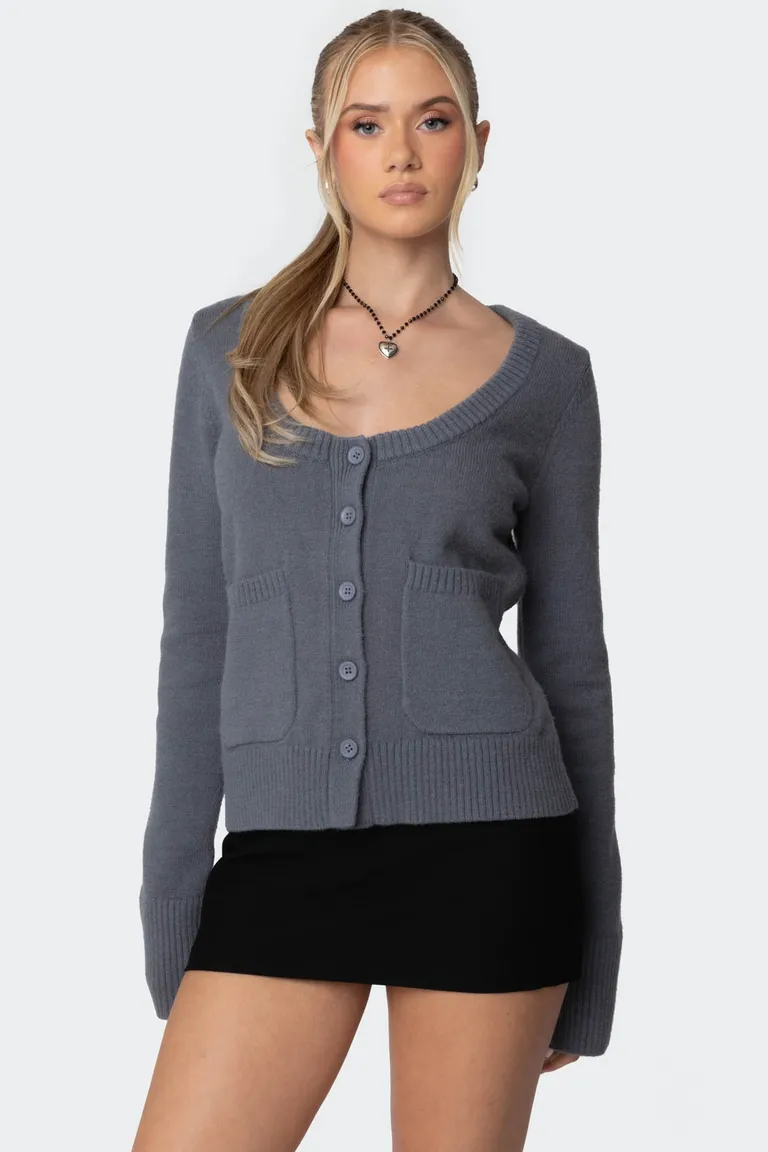 Cardigan tejido daphnee de Edikted en Buzos y Sweaters para argentina