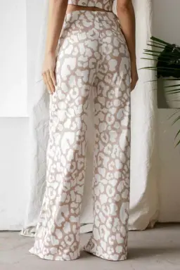 Wide leg estampado bengalina de Monaliza Plus en Pantalones para argentina