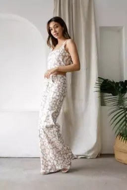 Wide leg estampado bengalina de Monaliza Plus en Pantalones para argentina
