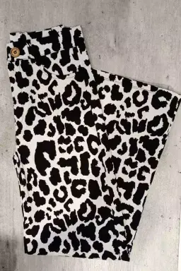 Wide leg estampado bengalina de Monaliza Plus en Pantalones para argentina