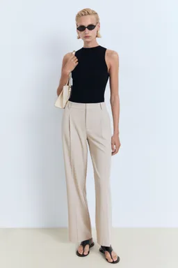 Pantalón recto pinzas de Mango en Pantalones para argentina