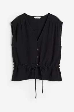 Blusa arrugada de algodón de H&M en Blusas para argentina