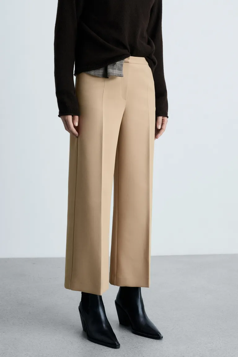Pantalón wideleg con pinzas de Mango en Pantalones para argentina