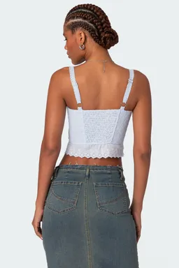 Corset ojalillos de Edikted en Tops para argentina