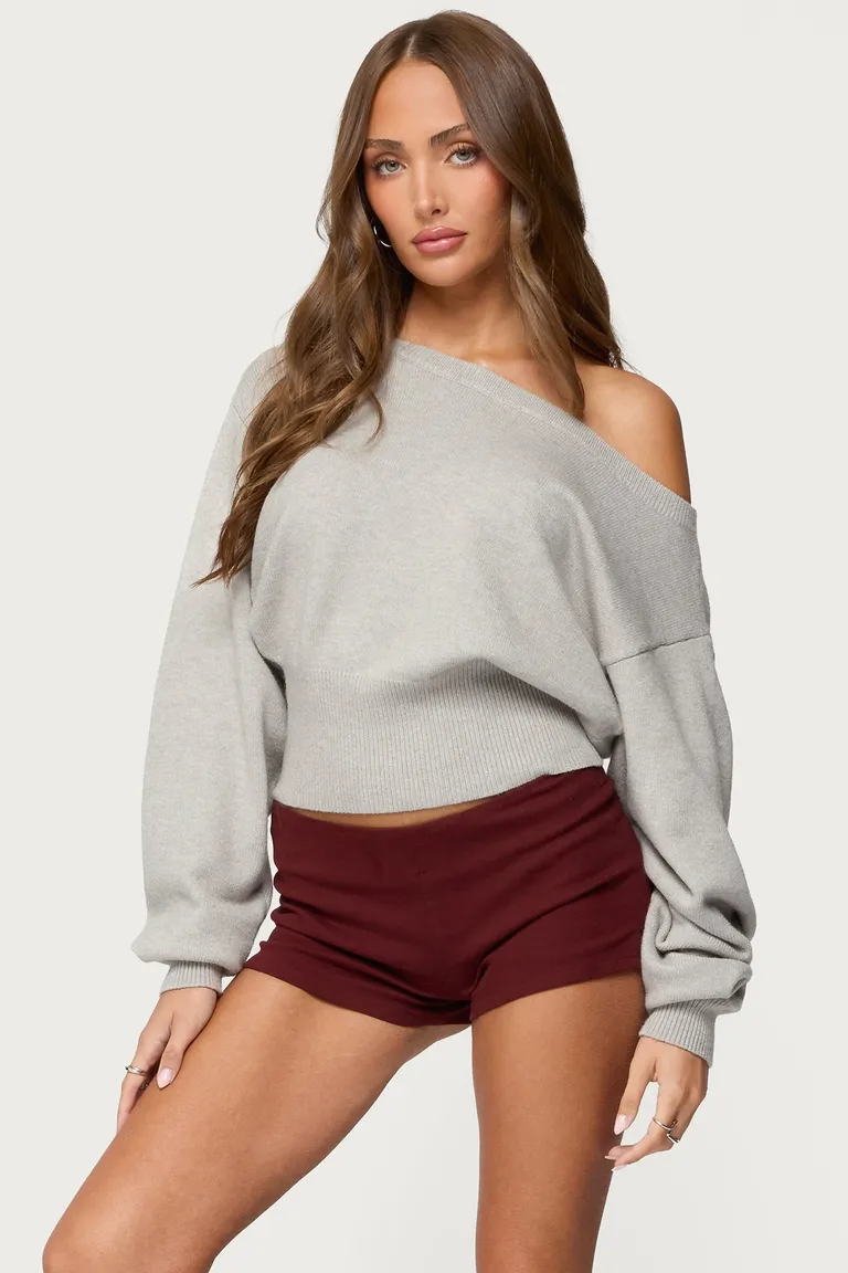 Sweater escote bardot ravenna de Edikted en Buzos y Sweaters para argentina