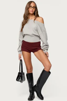 Sweater escote bardot ravenna de Edikted en Buzos y Sweaters para argentina