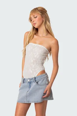 Body encaje transparente alina de Edikted en Bodies para argentina