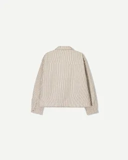 Campera rayas con bordado de Bershka en Abrigos y Camperas para argentina
