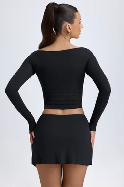 Minifalda modal detalle botones tiro bajo de Oh Polly en Faldas para argentina