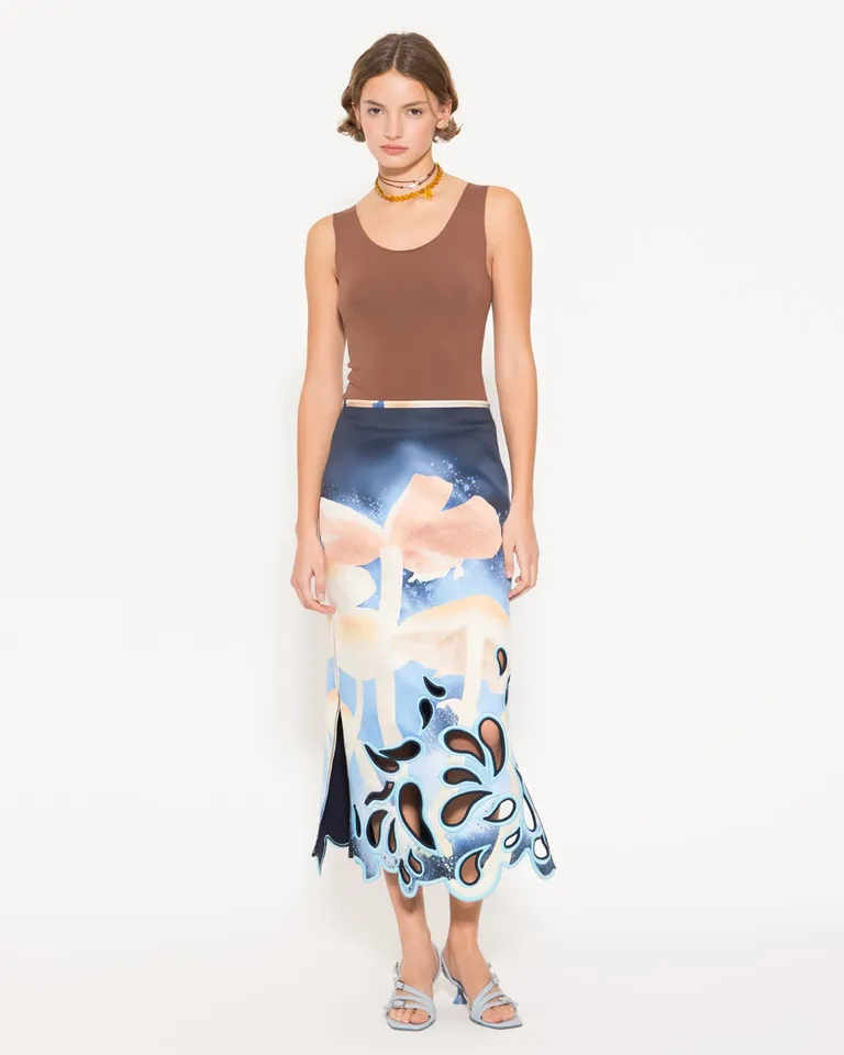 Musculosa Jazzy de Algodón Pima Orgánico en Corte Moderno y Fresco de Jazmin Chebar en Tops para argentina