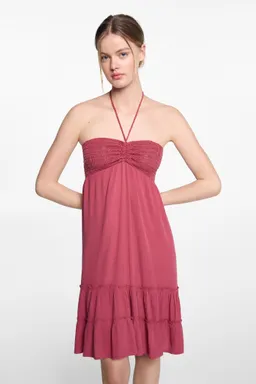 Vestido corto con volantes de Mango Teen en Vestidos para argentina