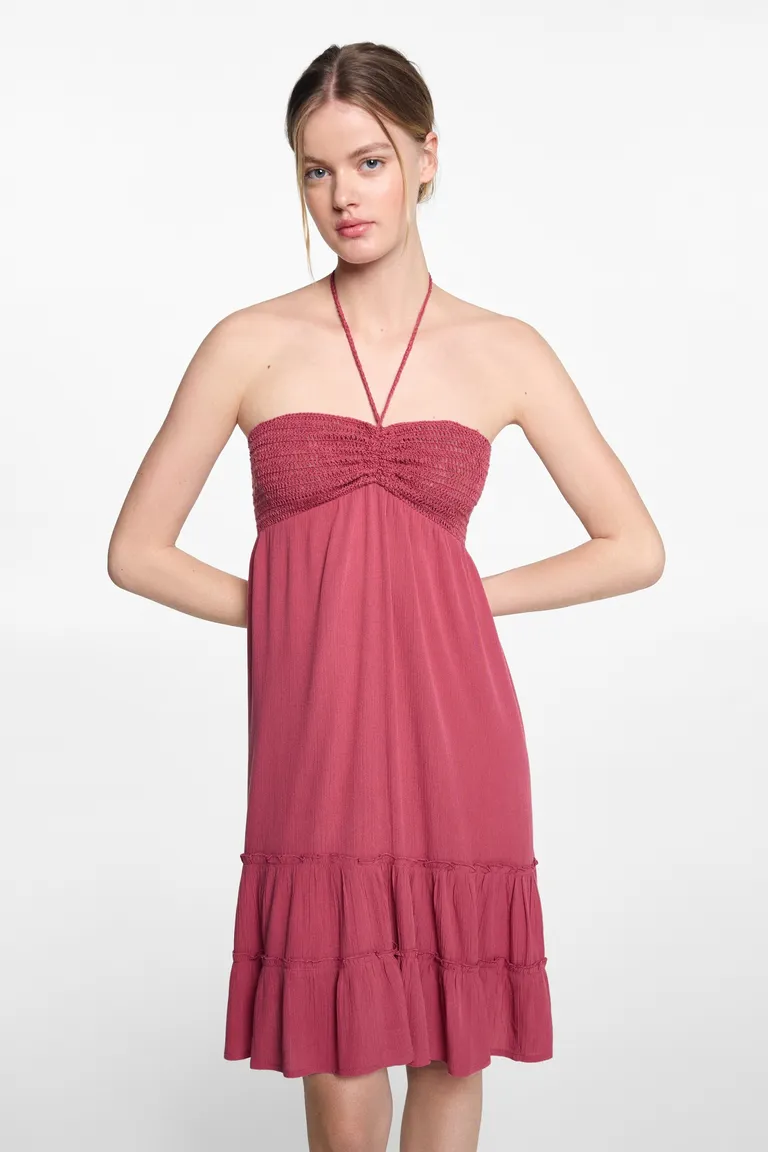 Vestido corto con volantes de Mango Teen en Vestidos para argentina