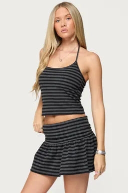 Top halter rayado moria de Edikted en Tops para argentina