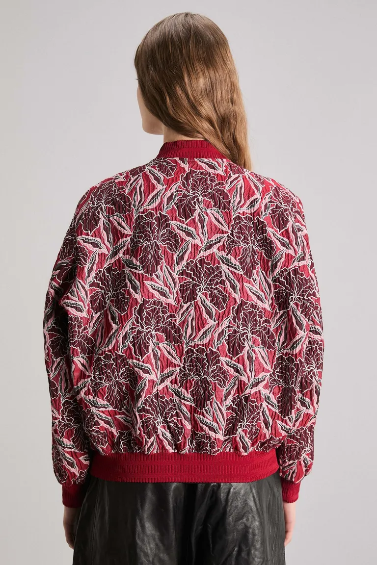 Chaqueta oversize con diseño floral y destellos brillantes de Kosiuko en Chaquetas para argentina