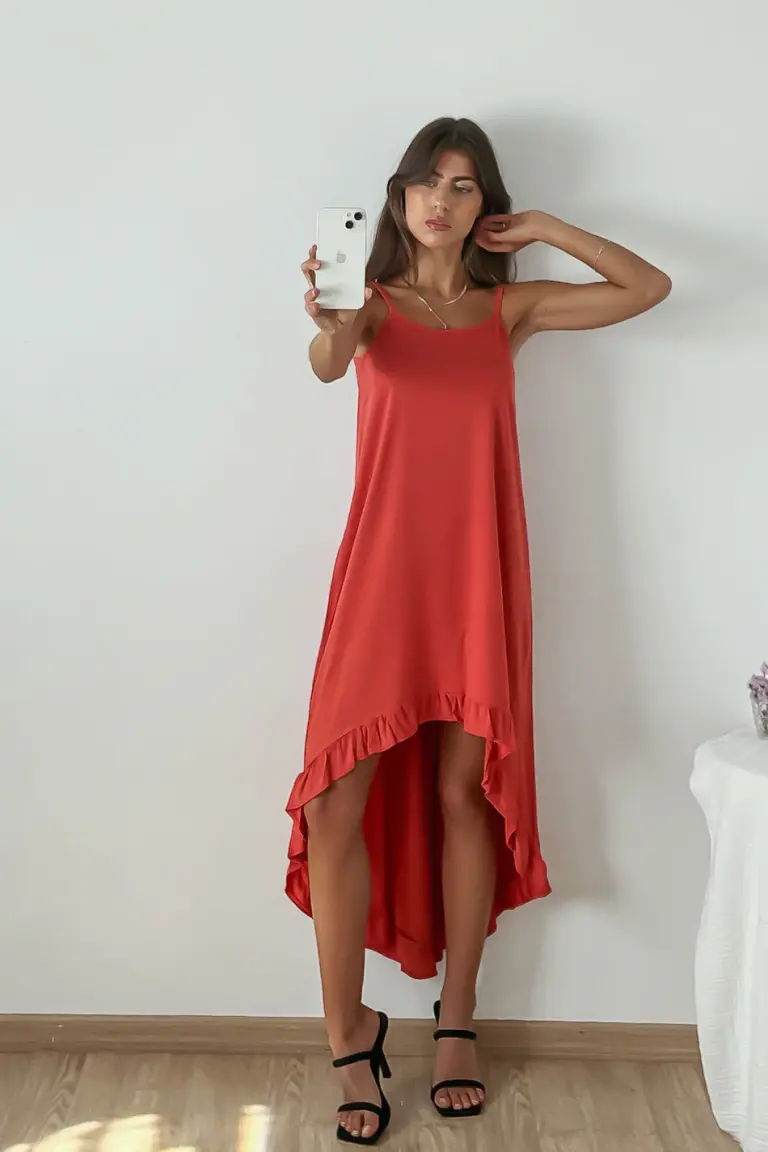 Vestido Irregular Volado de Benka en Vestidos para argentina