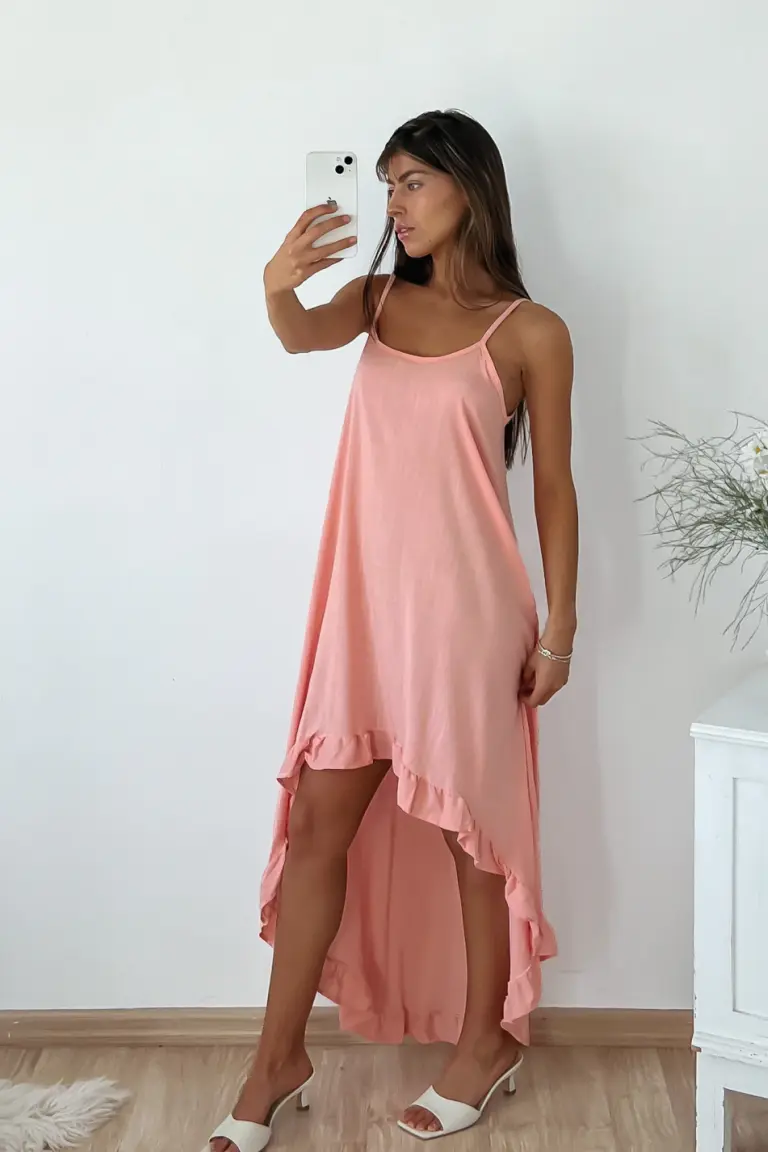 Vestido Irregular Volado de Benka en Vestidos para argentina