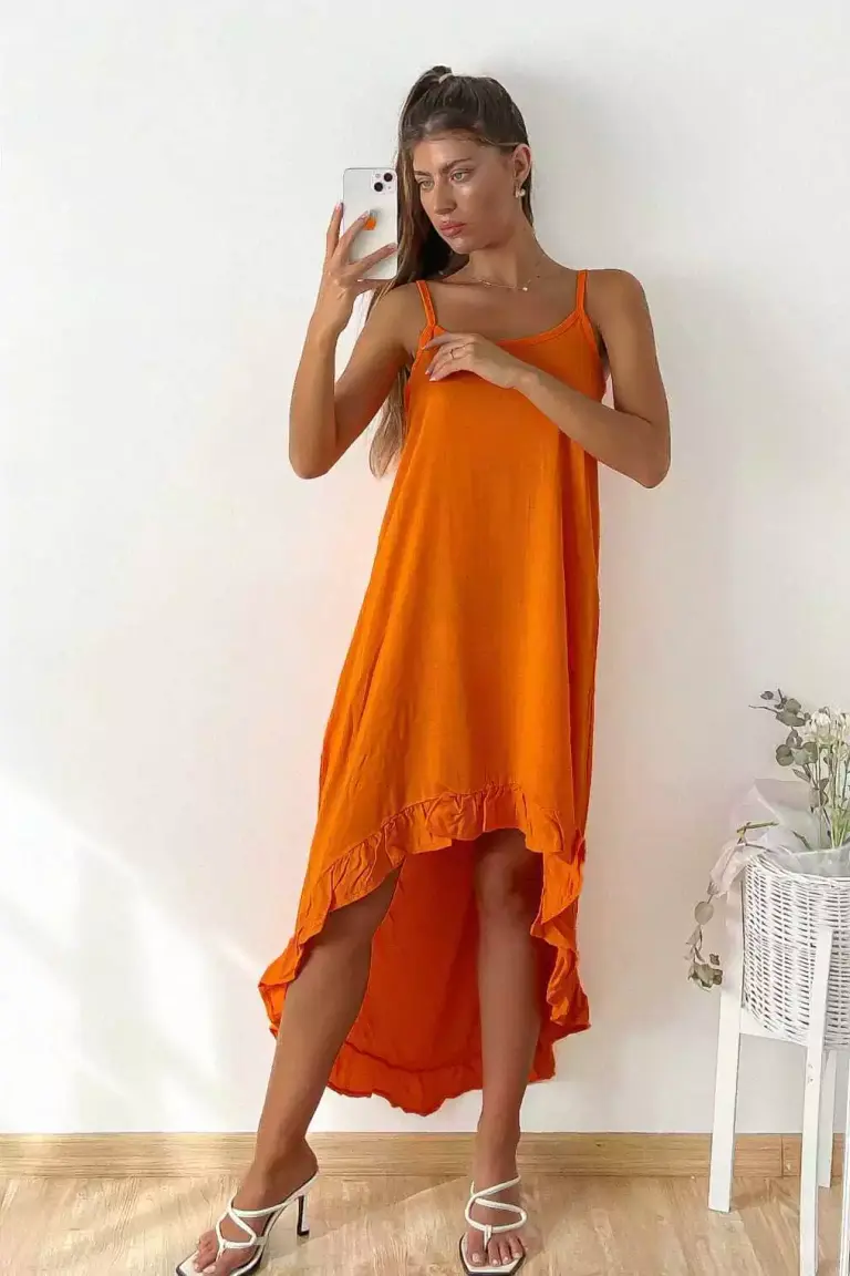 Vestido Irregular Volado de Benka en Vestidos para argentina