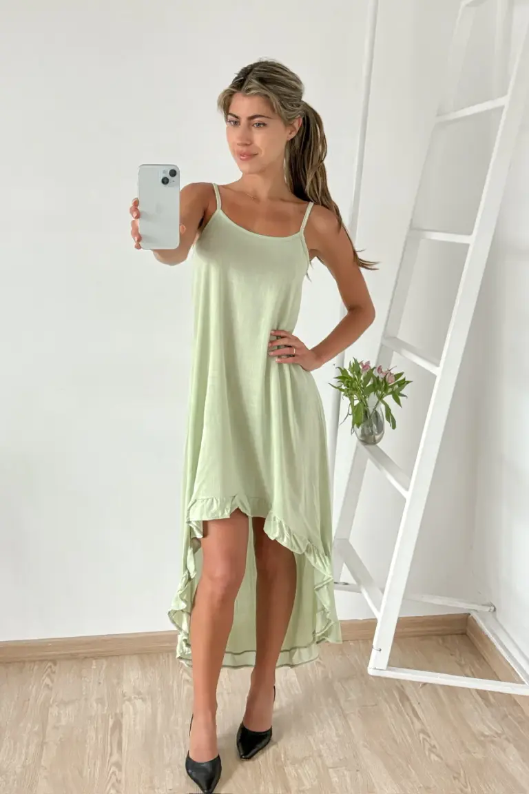 Vestido Irregular Volado de Benka en Vestidos para argentina