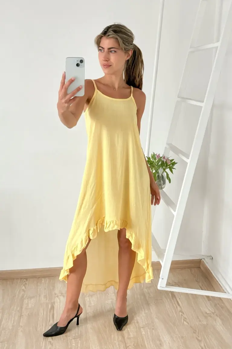 Vestido Irregular Volado de Benka en Vestidos para argentina