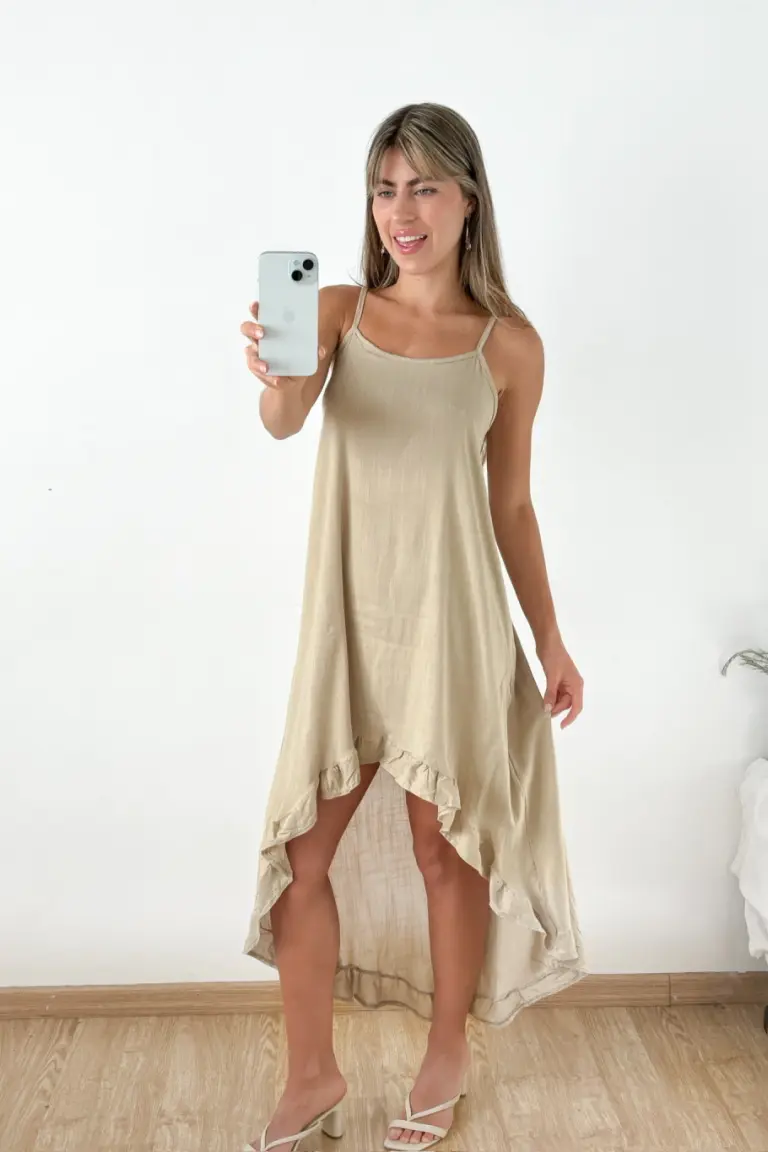 Vestido Irregular Volado de Benka en Vestidos para argentina
