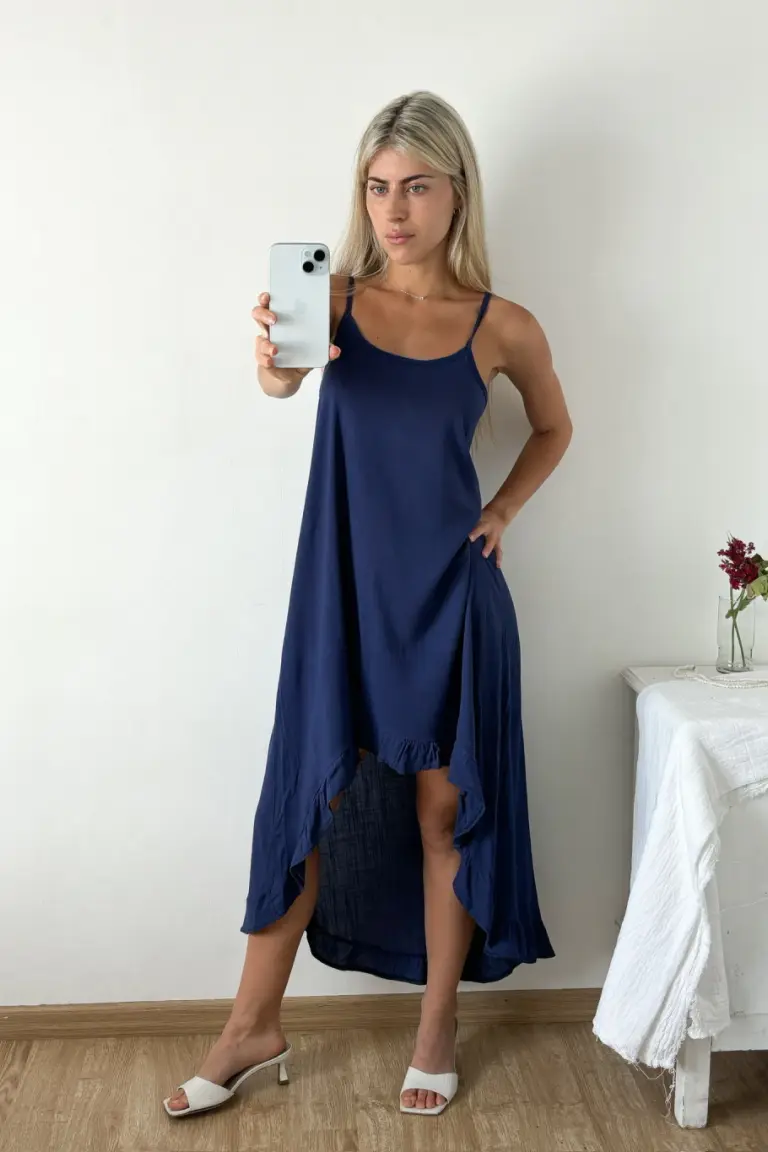 Vestido Irregular Volado de Benka en Vestidos para argentina