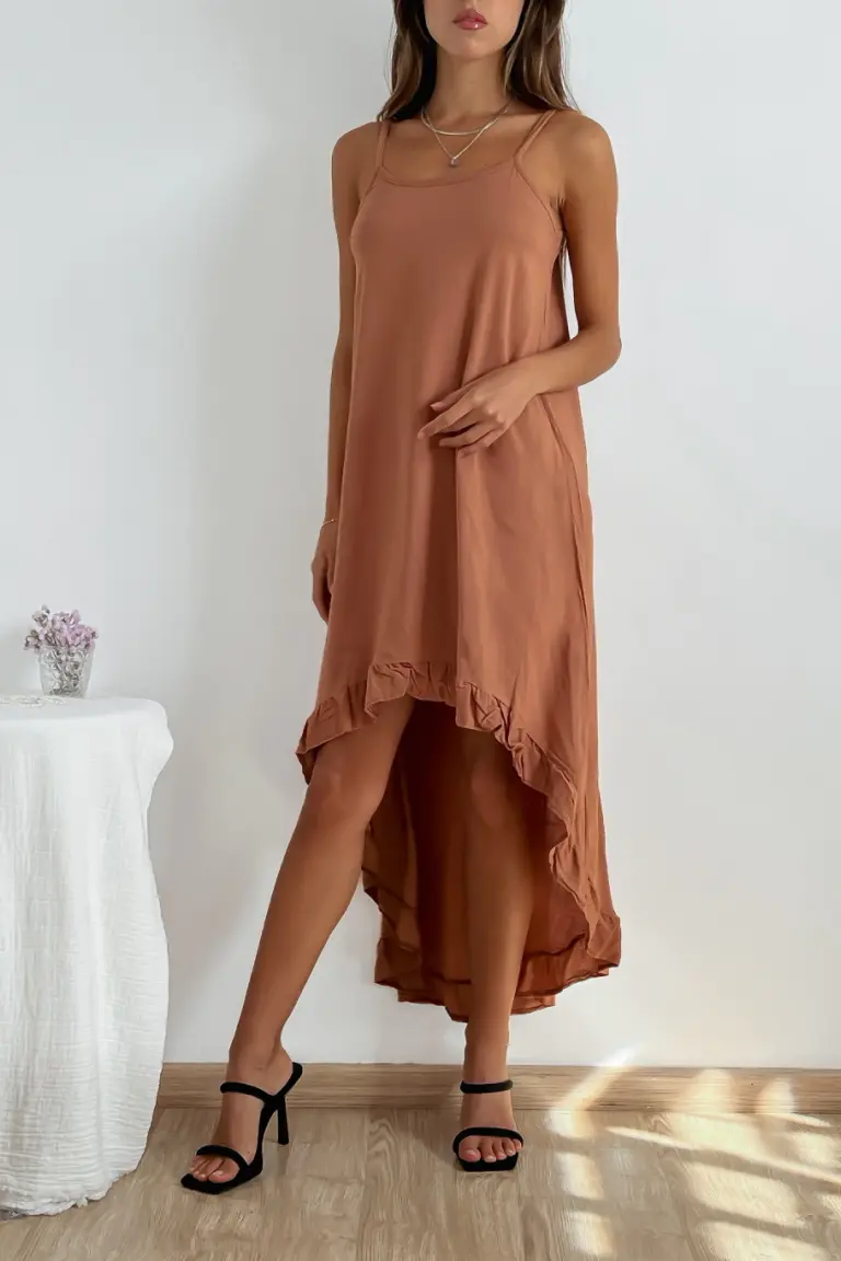 Vestido Irregular Volado de Benka en Vestidos para argentina