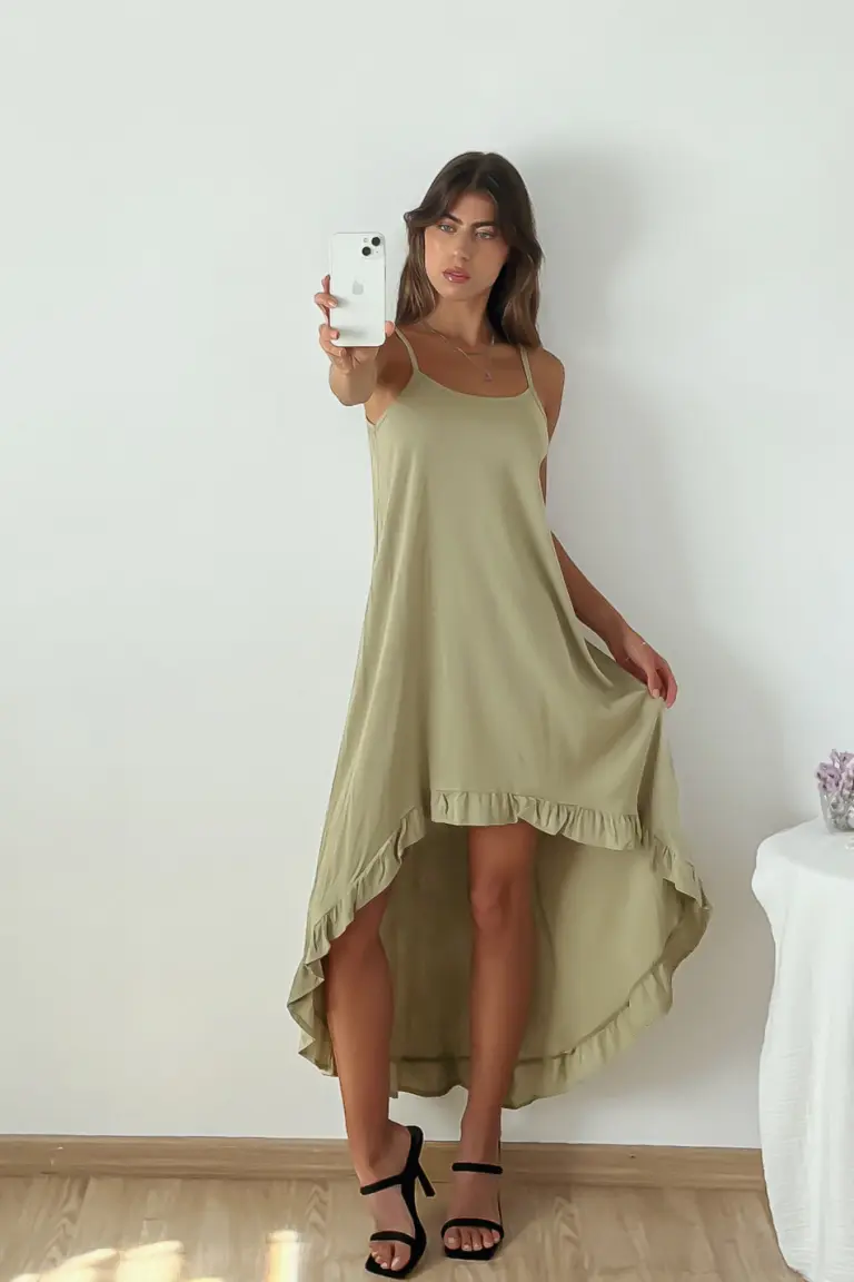 Vestido Irregular Volado de Benka en Vestidos para argentina