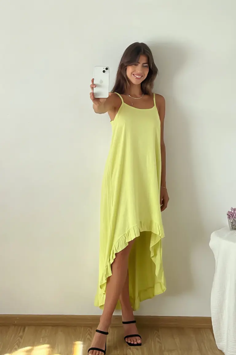 Vestido Irregular Volado de Benka en Vestidos para argentina