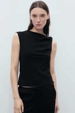 Pantalón recto con lazo de Mango en Pantalones para argentina