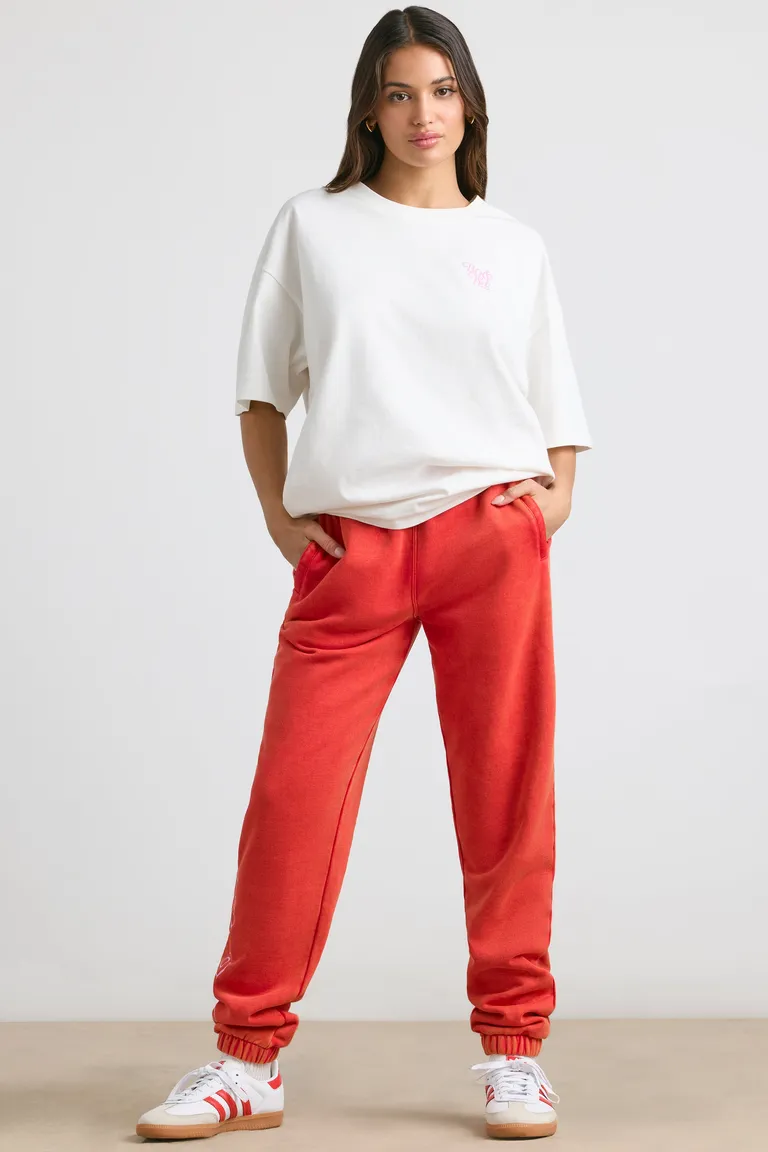 Joggers oversize petite rojo de Oh Polly en Pantalones para argentina